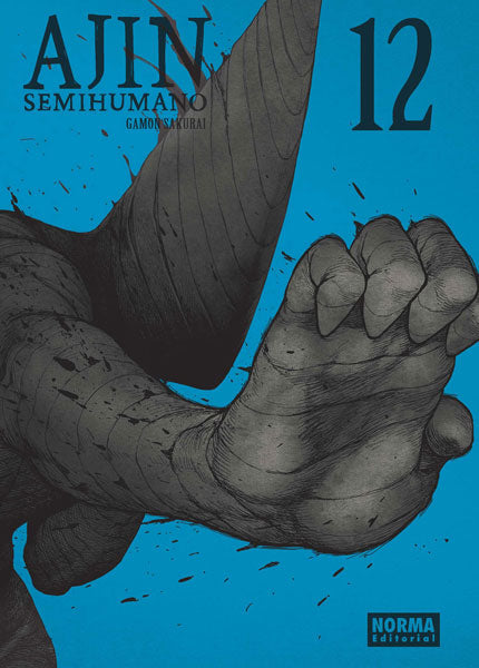 Portada de Ajin tomo 12, Norma Editorial