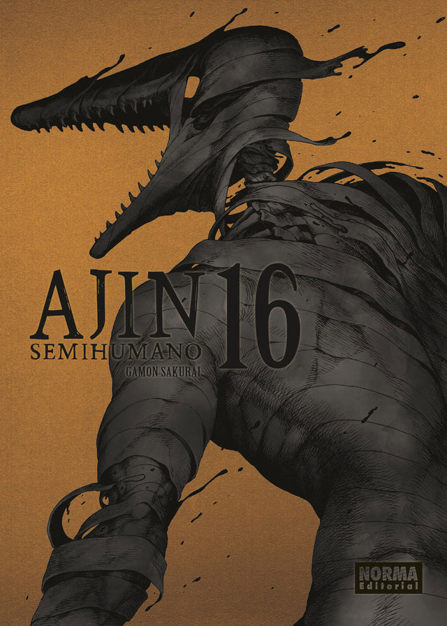Portada de Ajin tomo 16, Norma Editorial