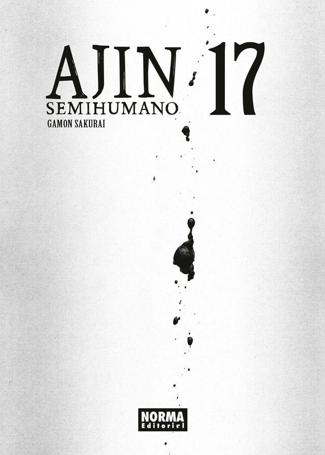 Portada de Ajin tomo 17, Norma Editorial