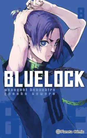 Portada de Blue Lock 08 en castellano — Planeta Cómic