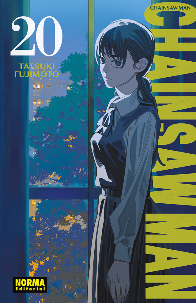 Portada de Chainsaw Man 20 de Tatsuki Fujimoto, edición en castellano de Norma Editorial