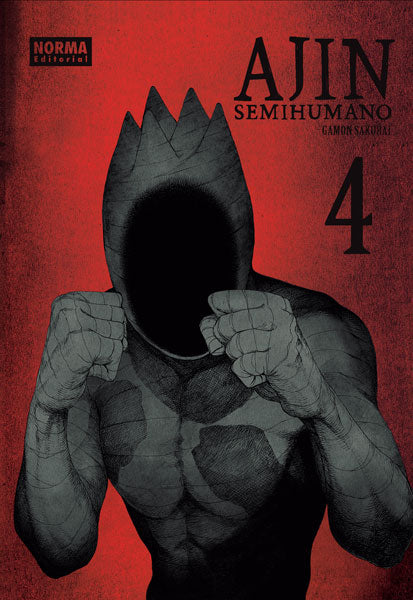 Portada de Ajin tomo 4, Norma Editorial