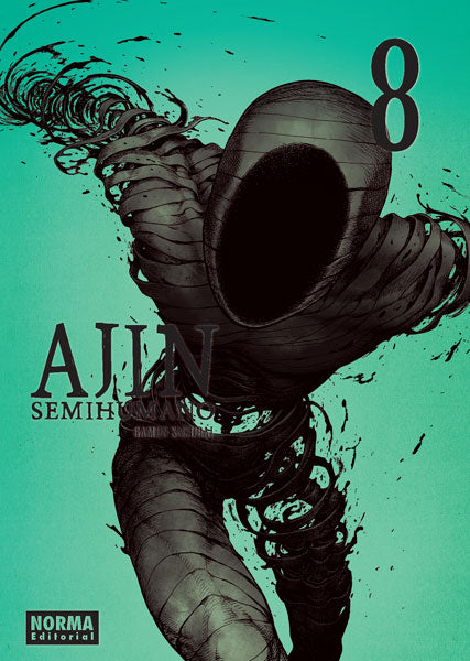 Portada de Ajin tomo 8, Norma Editorial
