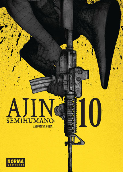 Portada de Ajin tomo 10, Norma Editorial
