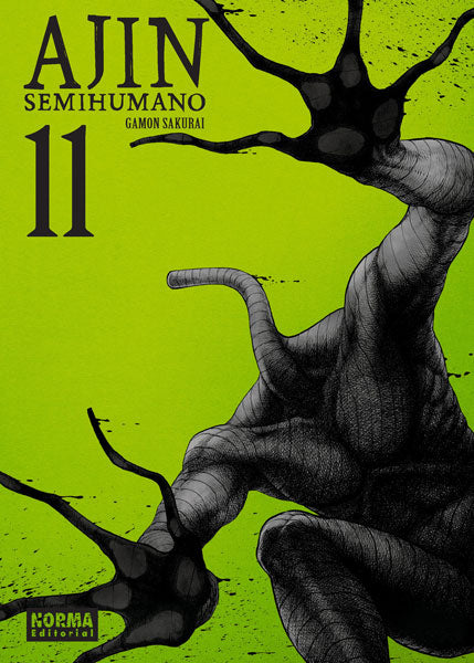 Portada de Ajin tomo 11, Norma Editorial