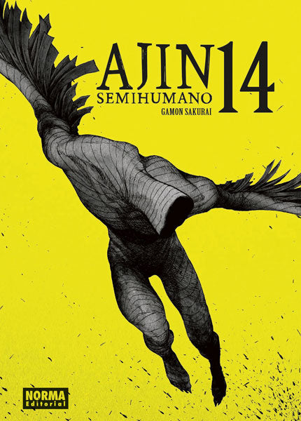 Portada de Ajin tomo 14, Norma Editorial