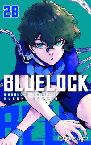Portada de Blue Lock 28 en castellano — Planeta Cómic
