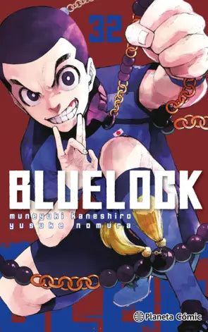 Portada de Blue Lock 32 en castellano — Planeta Cómic