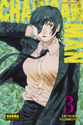 Portada de Chainsaw Man 3 de Tatsuki Fujimoto, edición en castellano de Norma Editorial
