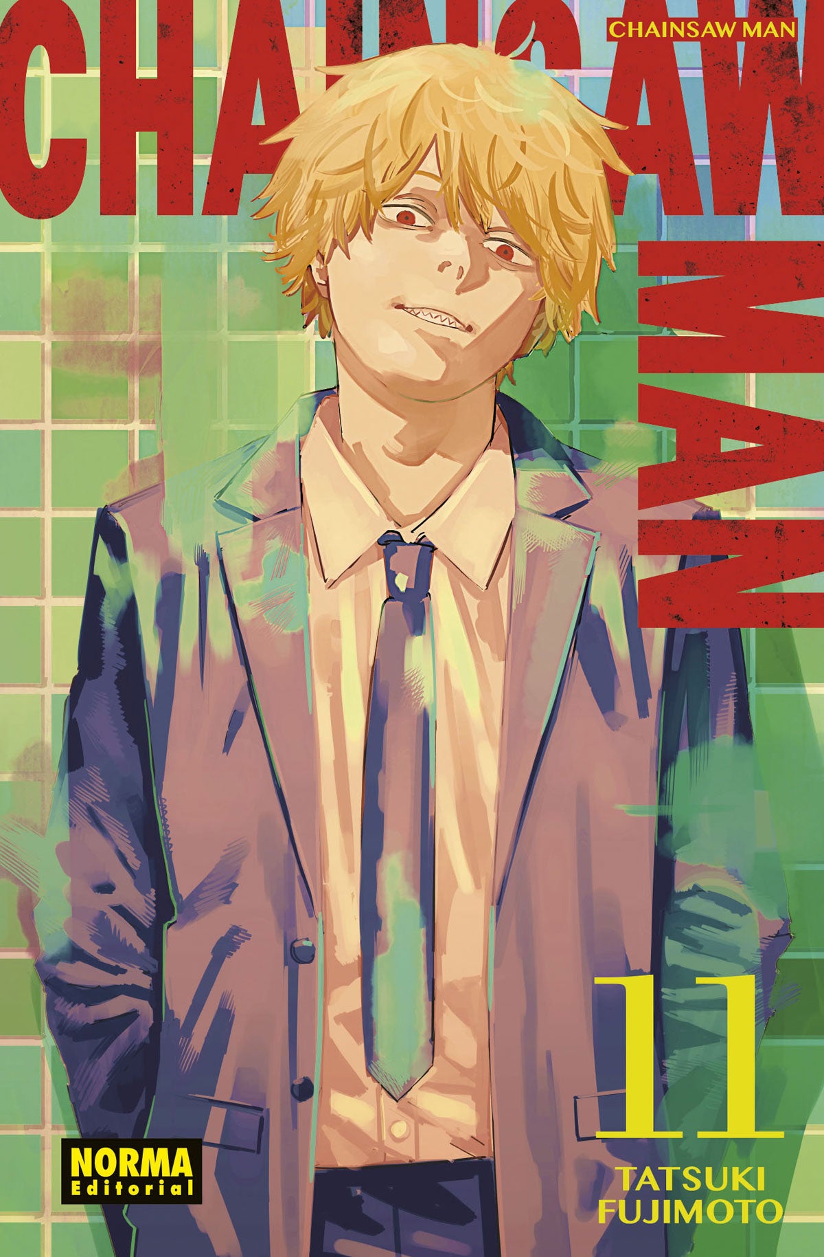Portada de Chainsaw Man 11 de Tatsuki Fujimoto, edición en castellano de Norma Editorial