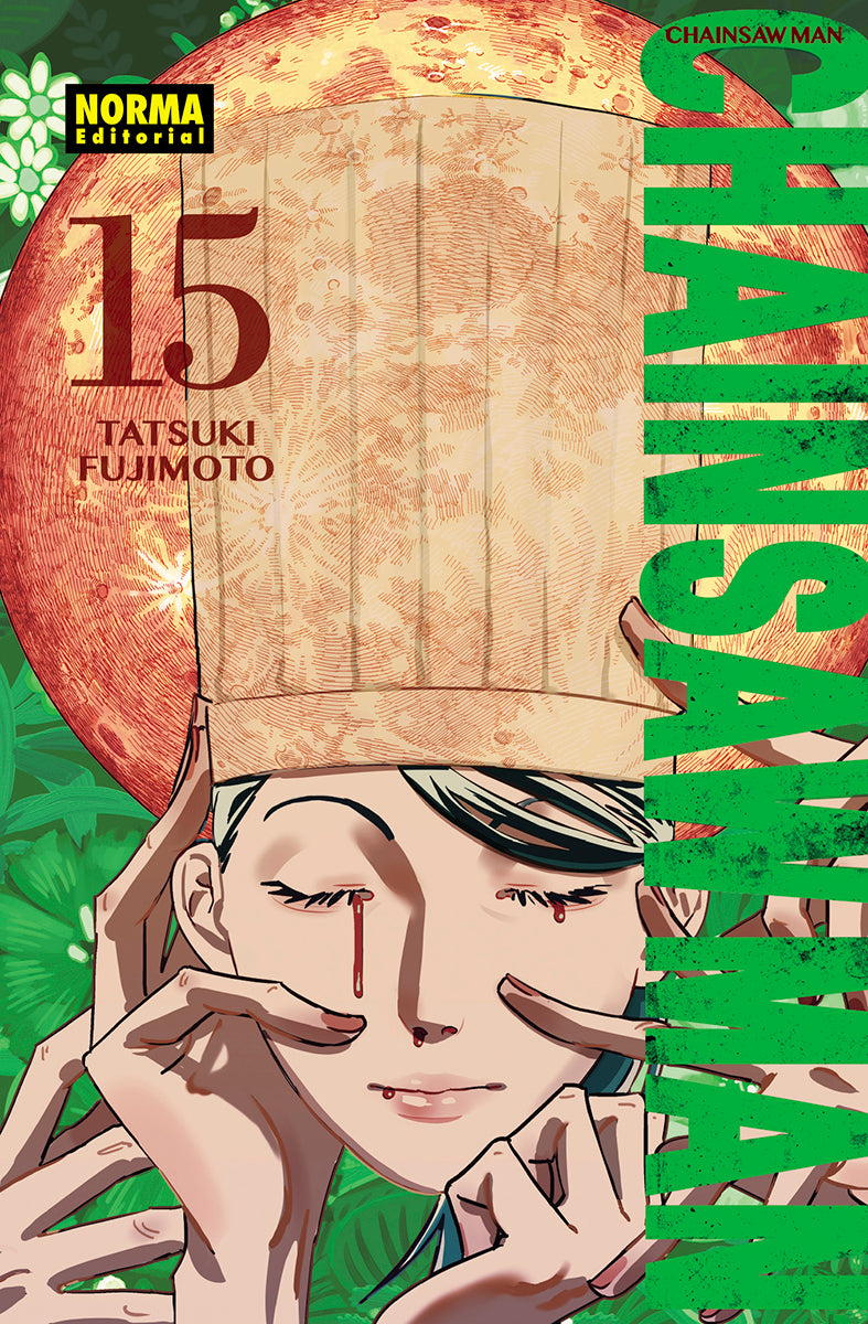Portada de Chainsaw Man 15 de Tatsuki Fujimoto, edición en castellano de Norma Editorial