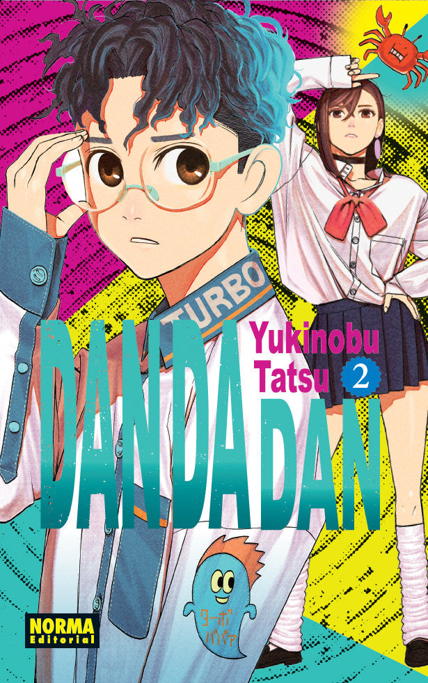 Portada de Dan Da Dan 02 de Yukinobu Tatsu, edición en castellano de Norma Editorial
