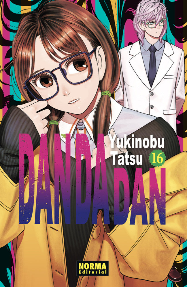 Portada de Dan Da Dan 16 de Yukinobu Tatsu, edición en castellano de Norma Editorial