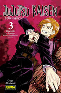 Portada de Jujutsu Kaisen 03 de Gege Akutami, edición en castellano de Norma Editorial