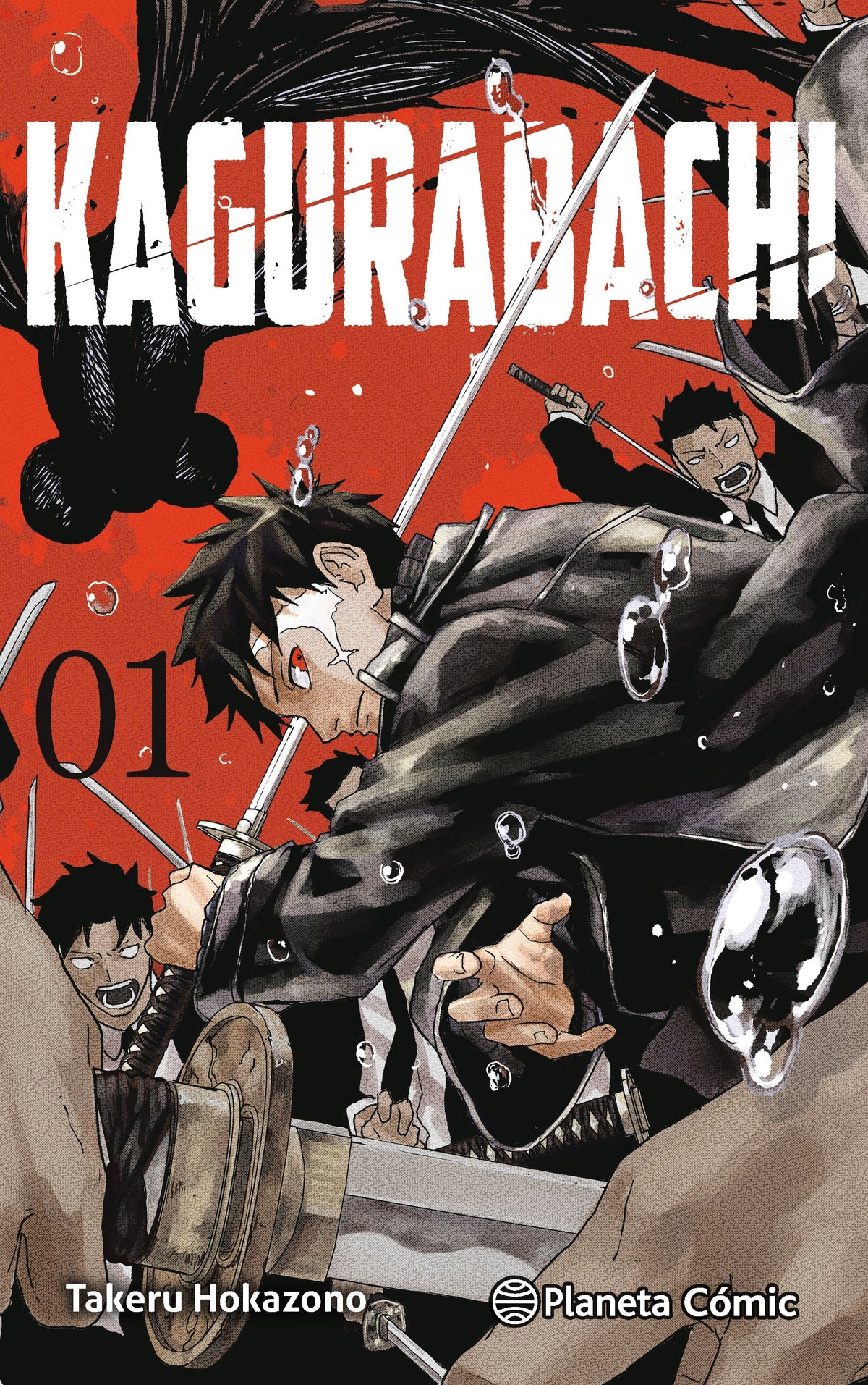 Portada de Kagurabachi 01 de Takeru Hokazono, edición en castellano de Planeta Cómic