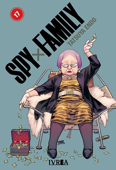 Portada de Spy x Family 17 de Tatsuya Endo, edición en castellano de Editorial Ivrea